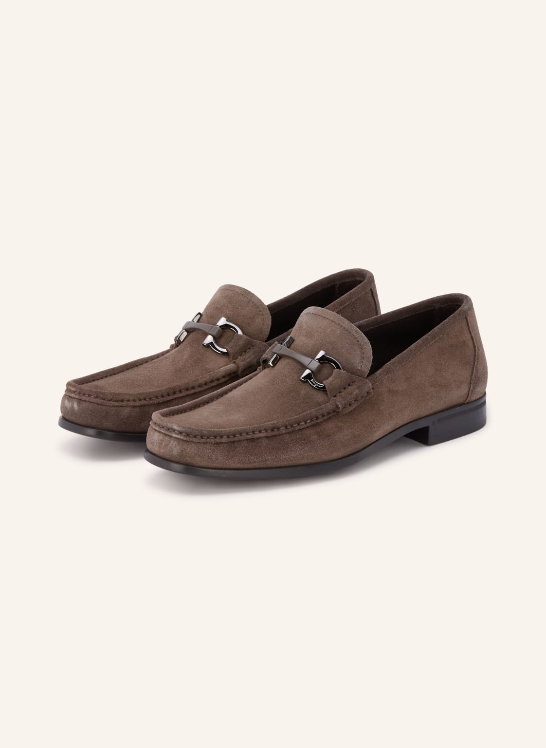 Produktový obrázek FERRAGAMO Ferragamo Mokasíny Grandioso tmavě hnědá