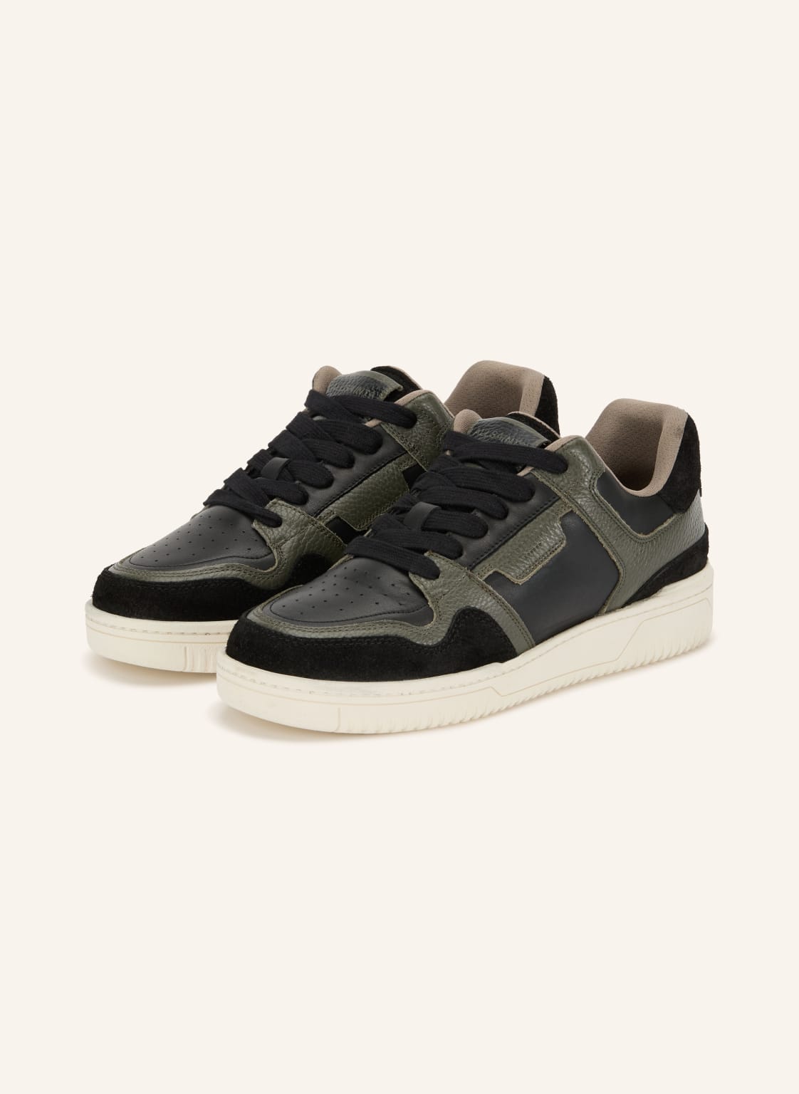 Produktový obrázek AllSaints Allsaints Tenisky Regan Plus černá / světle šedá / khaki