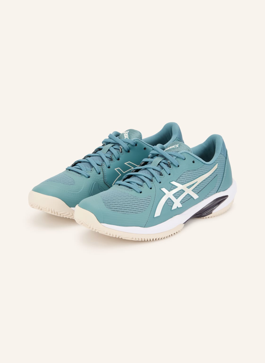 Produktový obrázek ASICS Asics Tenisové Boty Solution Swift ff2 Clay petrolejová / stříbrná / bílá