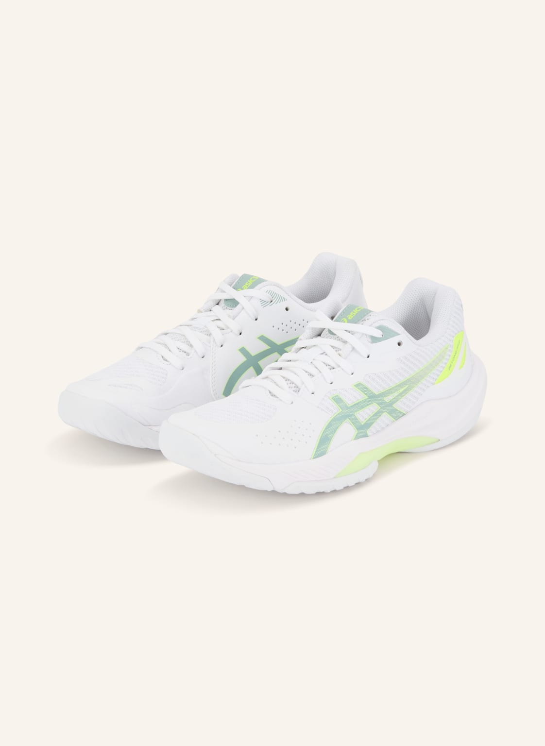 Produktový obrázek ASICS Asics Sálové Boty Beyond Ff 2 bílá / žlutá / zelená