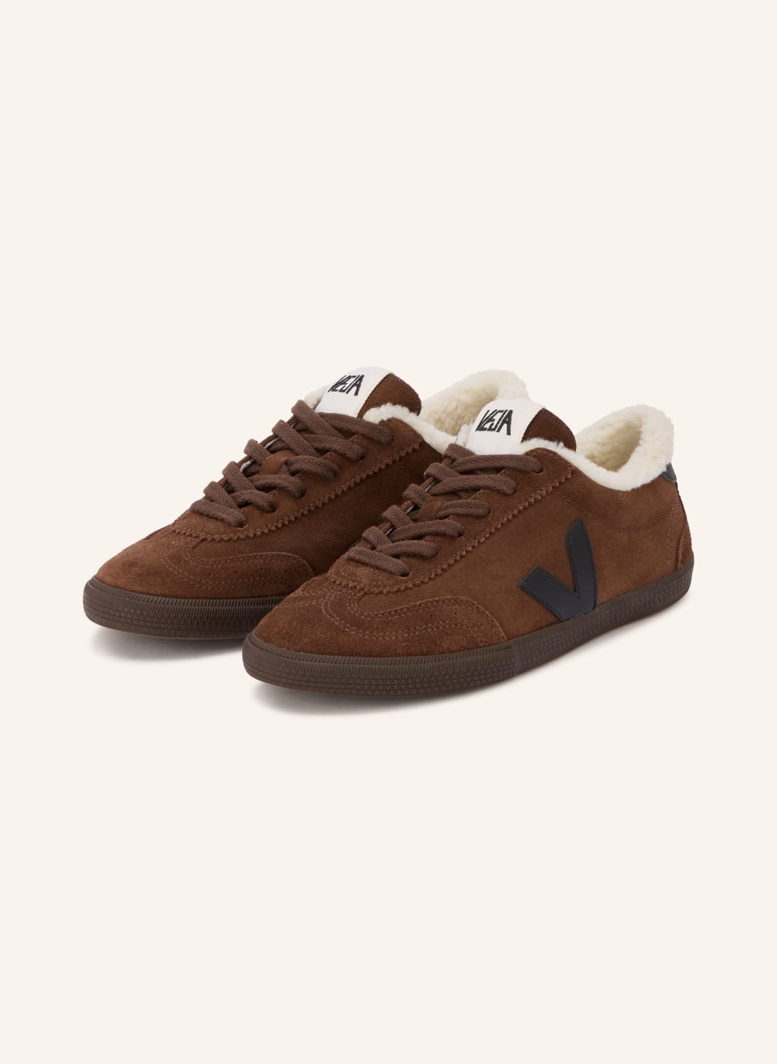 Produktový obrázek Veja Veja Sneakersy Volley Winter tmavě hnědá / černá