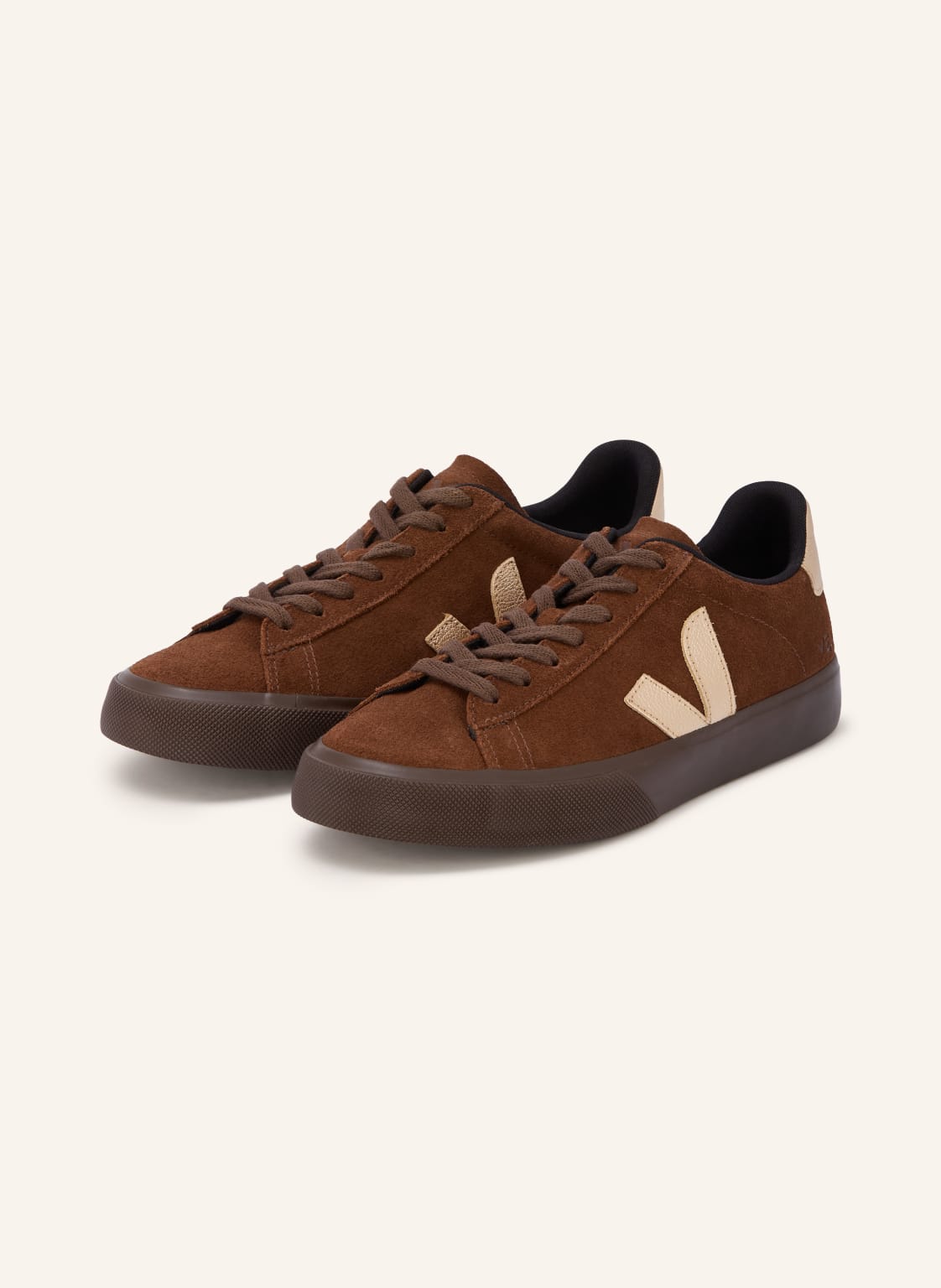 Produktový obrázek Veja Veja Sneakersy Campo hnědá / zlatá