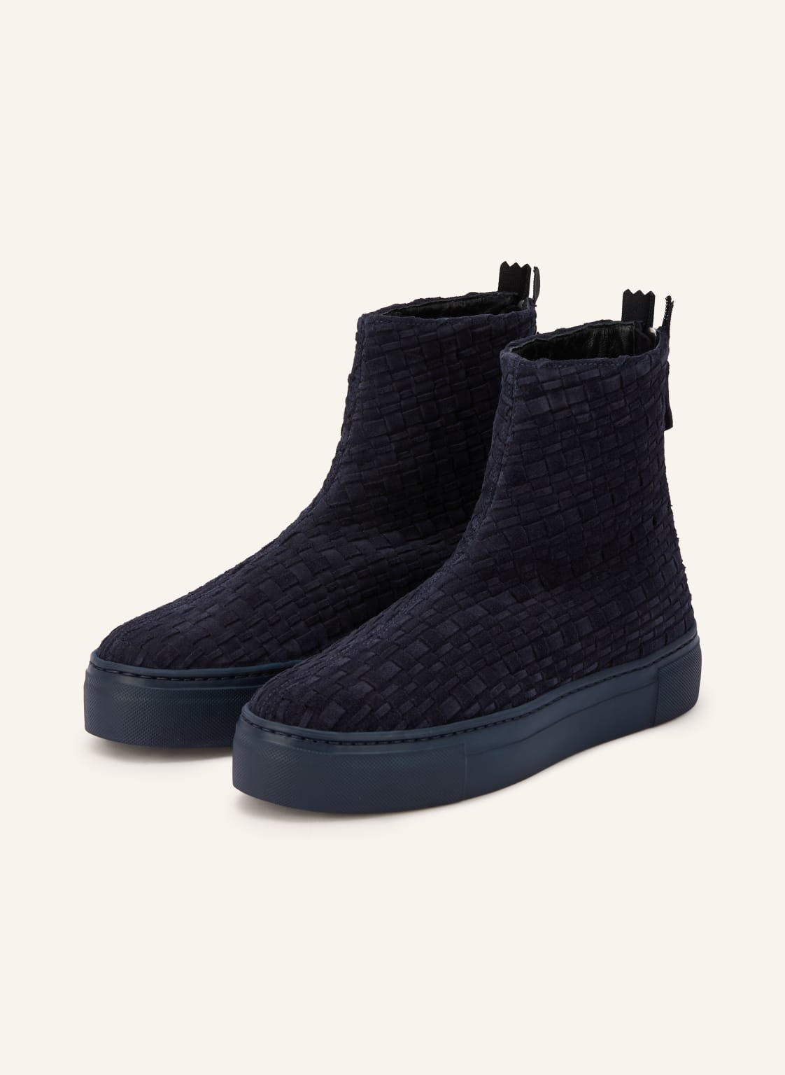 Produktový obrázek AGL Agl Boots Na Platformě Maria Woven tmavě modrá