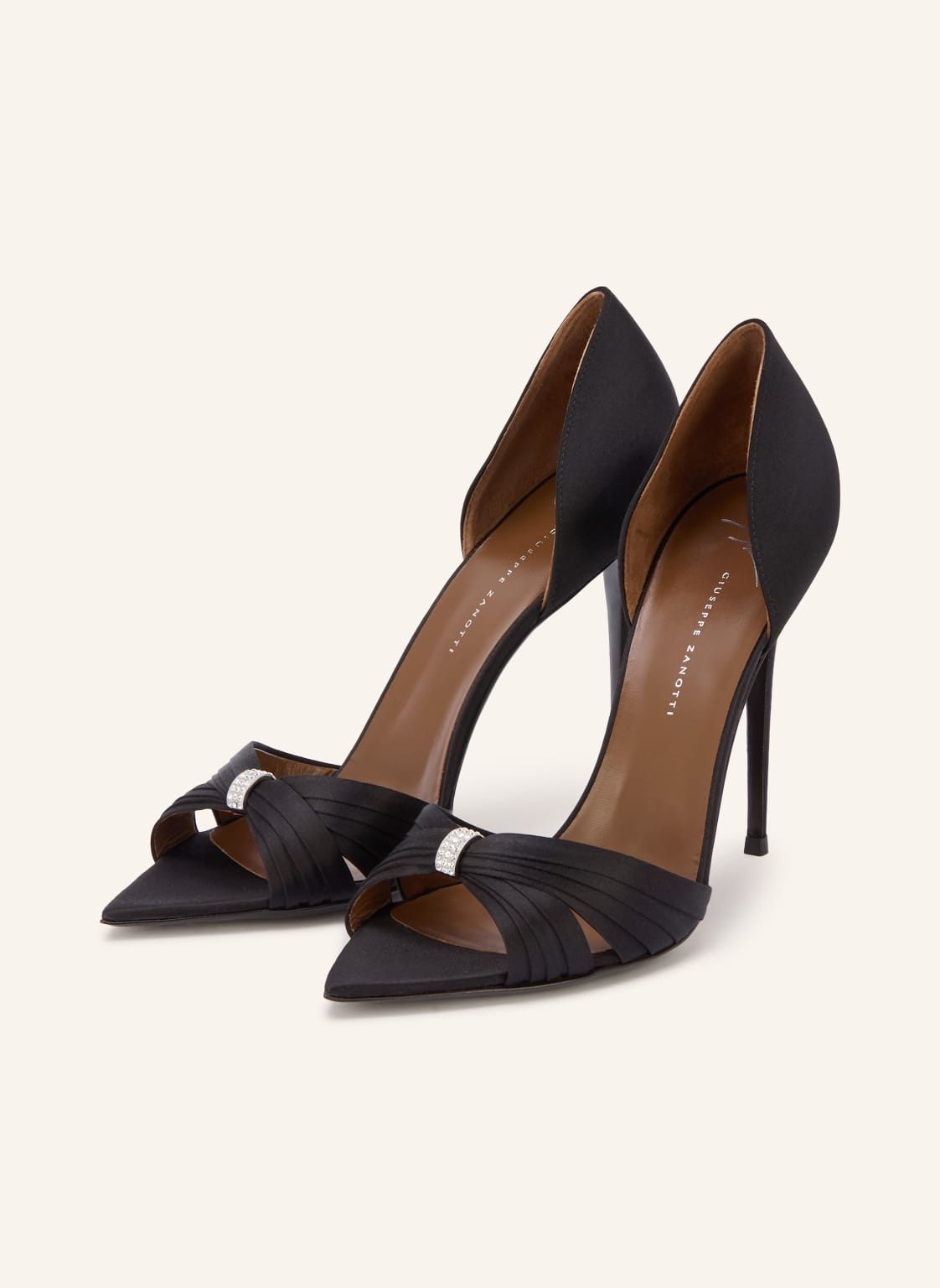 Produktový obrázek GIUSEPPE ZANOTTI DESIGN Giuseppe Zanotti Design Sandály Lumière S Ozdobnými Kamínky černá / stříbrná