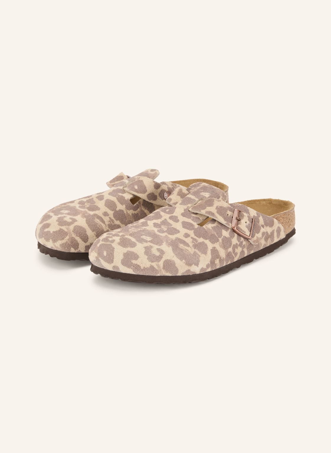 Produktový obrázek Birkenstock Birkenstock Pantofle Boston Bs krémová / černošedá