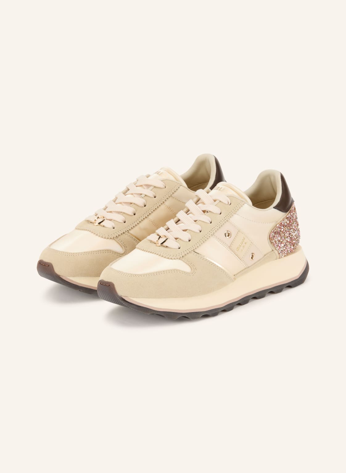 Produktový obrázek Blauer Blauer Sneakersy millen03 krémová / růžová