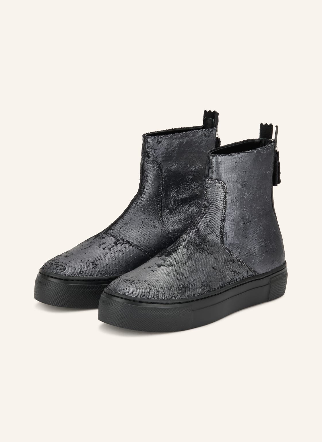 Produktový obrázek AGL Agl Boots Na Platformě Meghan tmavě šedá