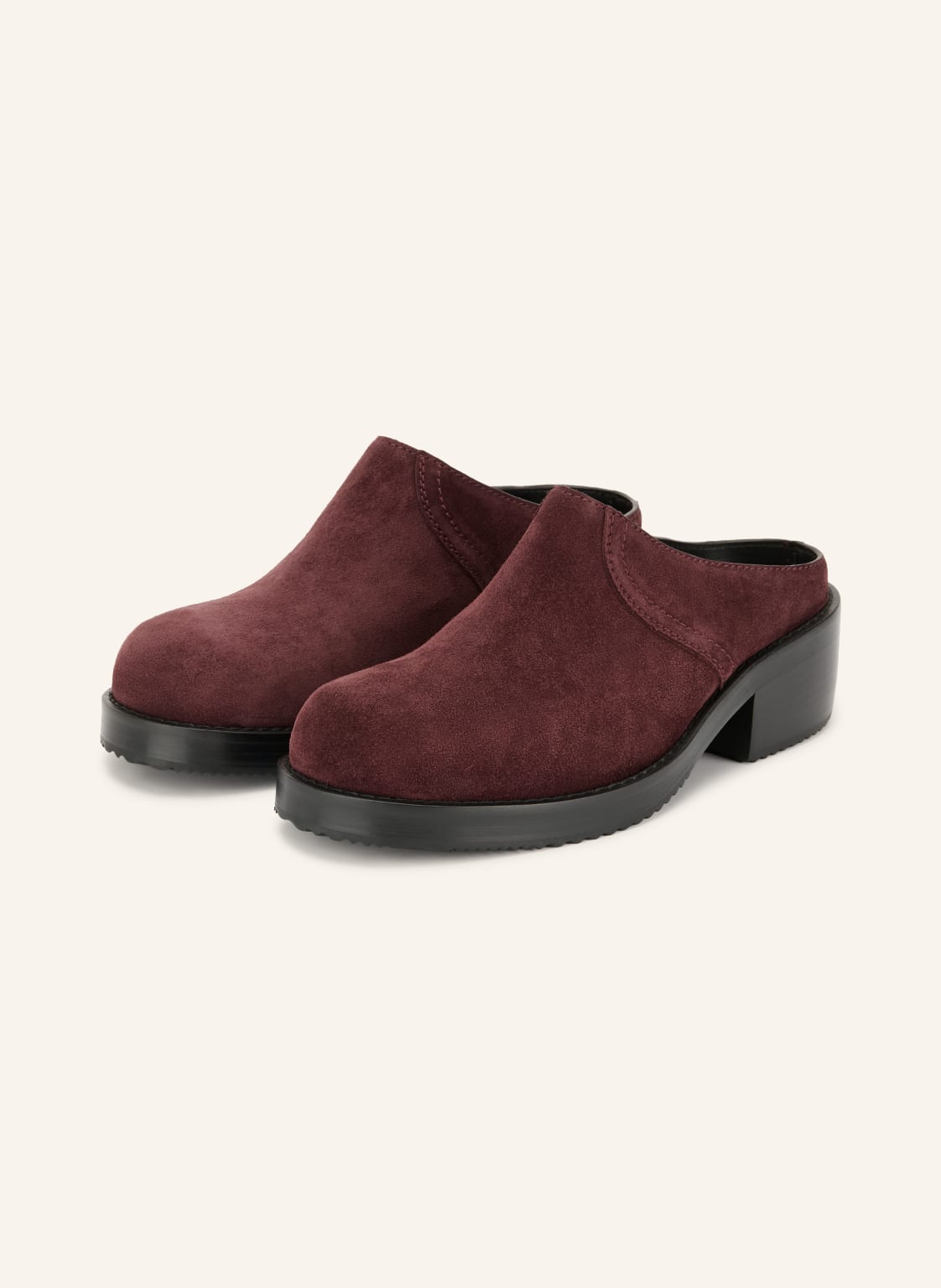 Produktový obrázek DRIES VAN NOTEN Dries Van Noten Mules tmavě červená