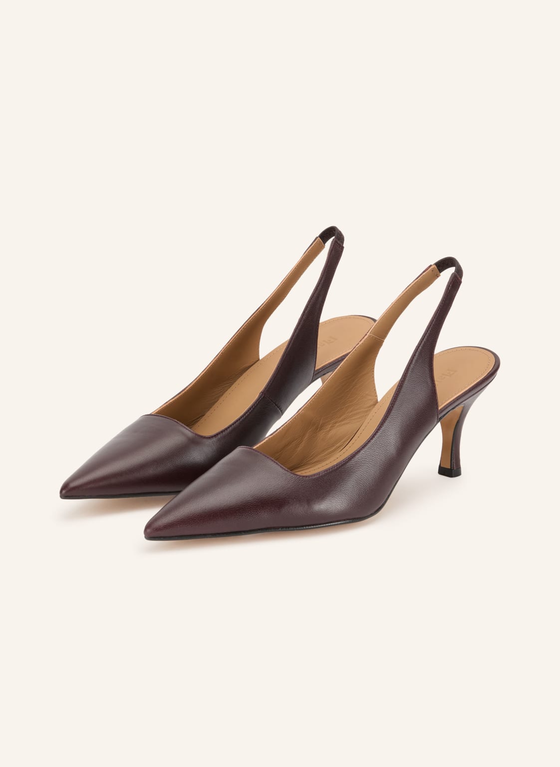 Produktový obrázek Flattered Flattered Slingpumps Franchesca tmavě červená