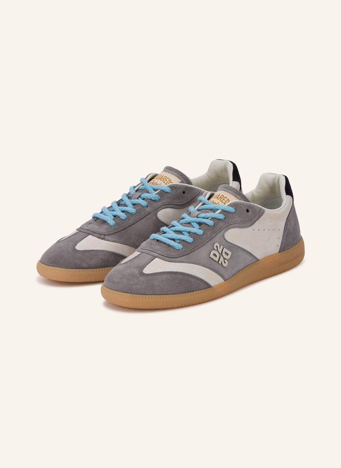 Produktový obrázek Dsquared2 dsquared2 Sneakersy tmavě šedá / krémová / černá