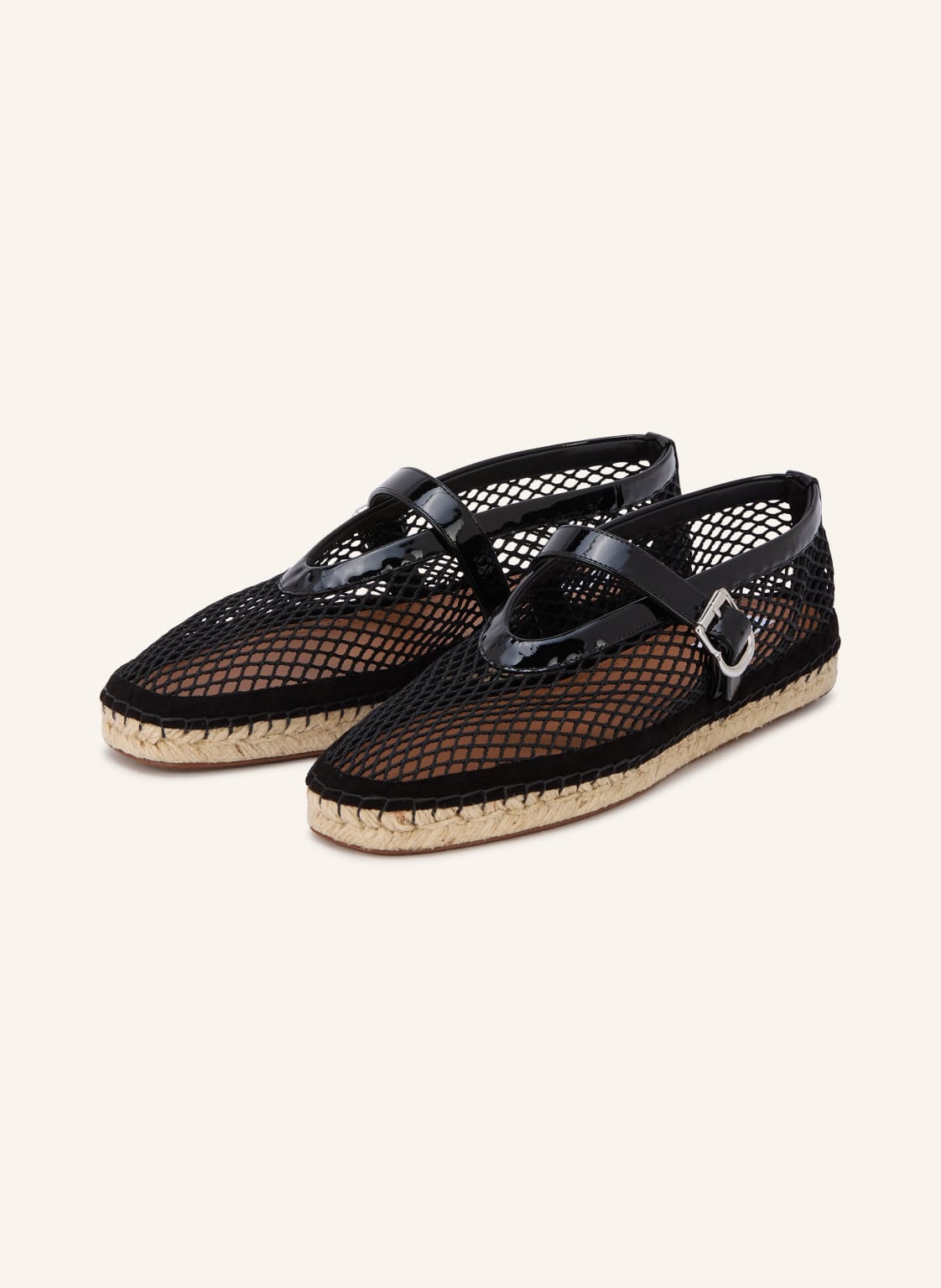 Produktový obrázek ALAÏA Alaïa Espadrilky černá / stříbrná