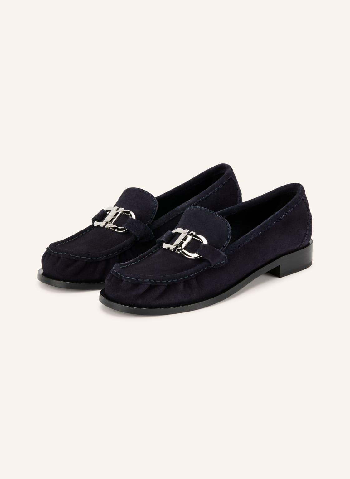 Produktový obrázek FERRAGAMO Ferragamo Mokasíny tmavě modrá