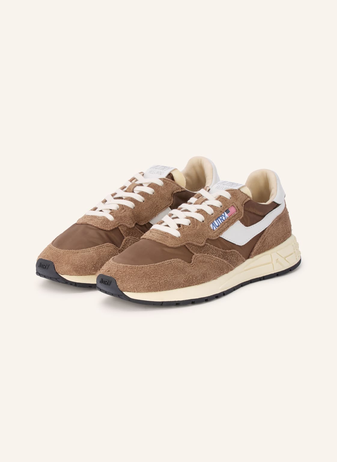 Produktový obrázek AUTRY Autry Sneakersy Reelwind Low tmavě hnědá / bílá