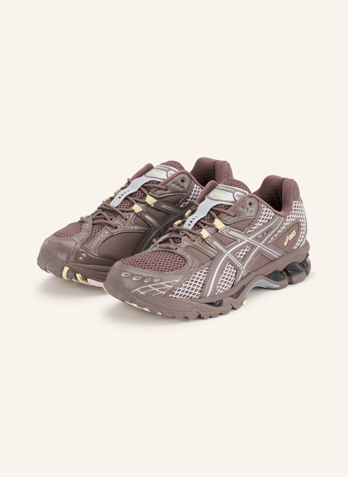 Produktový obrázek ASICS Asics Sneakersy Gel-Nimbus 10.1 tmavě hnědá / stříbrná / světle růžová
