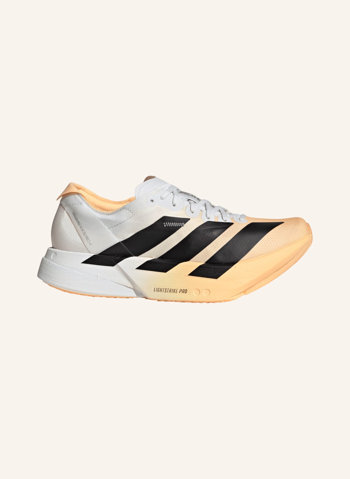 Produktový obrázek Adidas Adidas Běžecké Boty Adizero Adios Pro 4 bílá / tmavě oranžová / černá