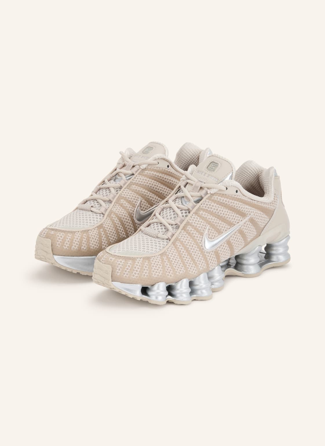 Produktový obrázek Nike Nike Sneakersy Shox Tl béžová / stříbrná