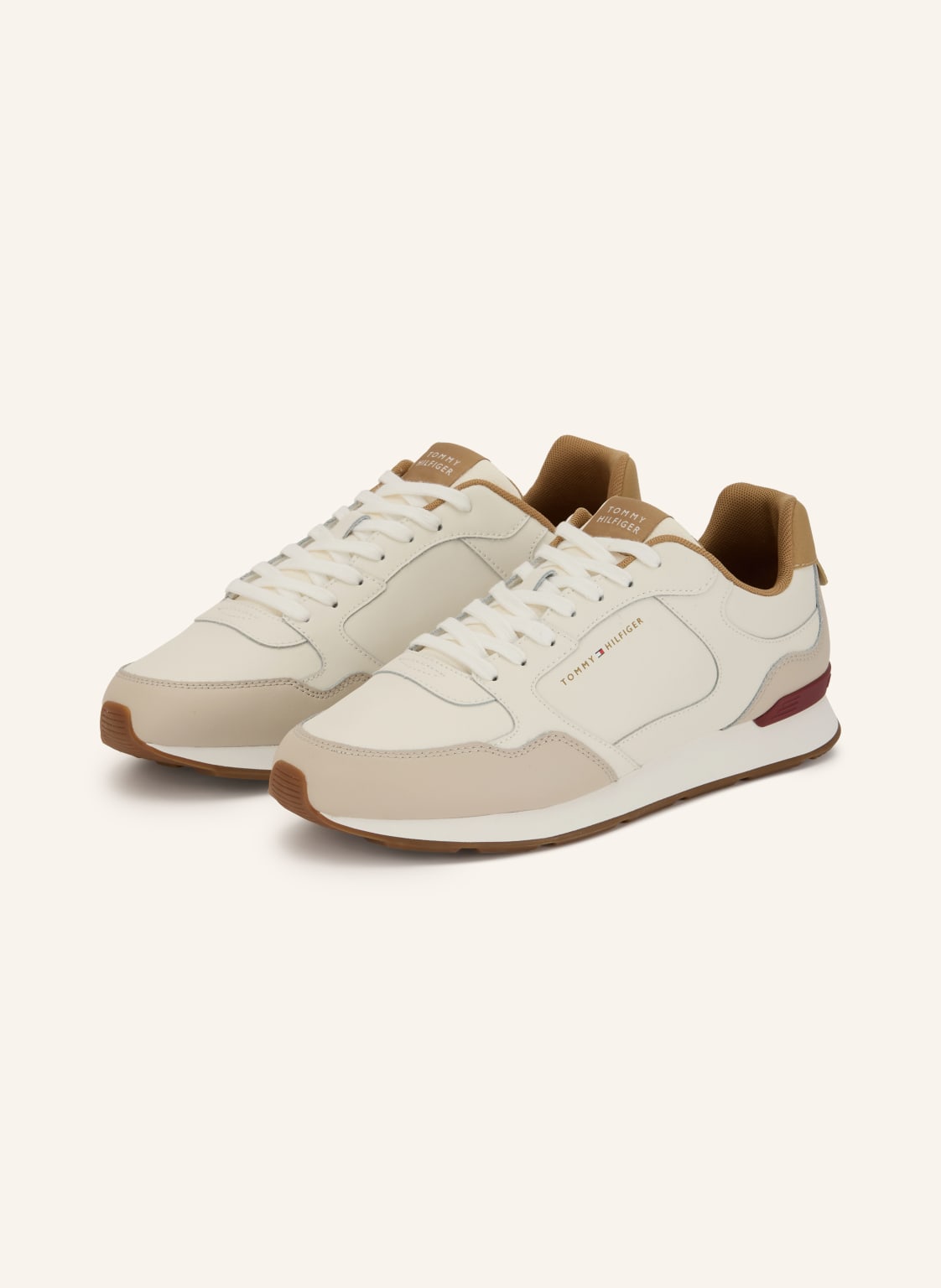 Produktový obrázek Tommy Hilfiger Tommy Hilfiger Sneakersy bílá / světle hnědá