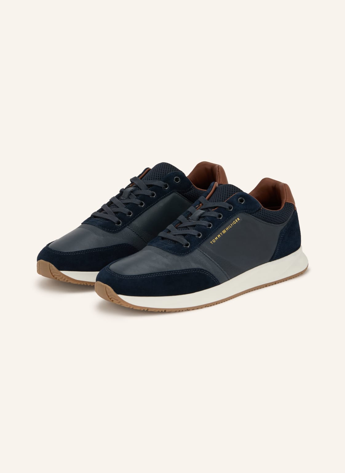 Produktový obrázek Tommy Hilfiger Tommy Hilfiger Sneakersy tmavě modrá / hnědá