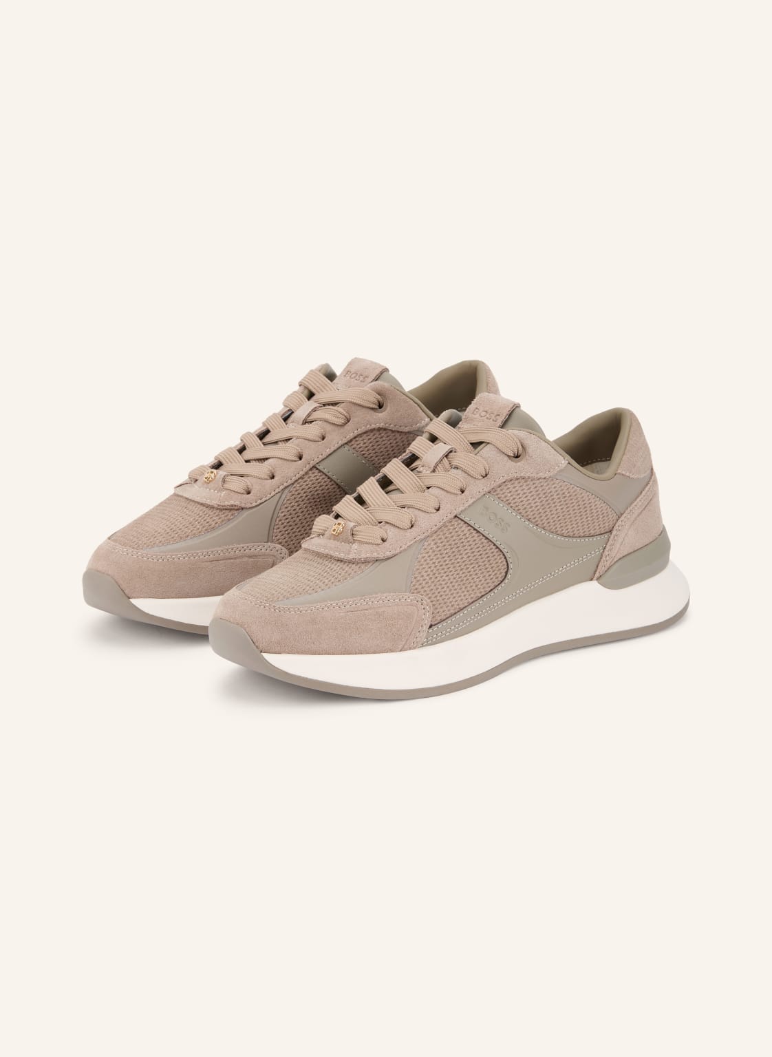 Produktový obrázek Boss Boss Sneakersy B Icon černošedá / béžová