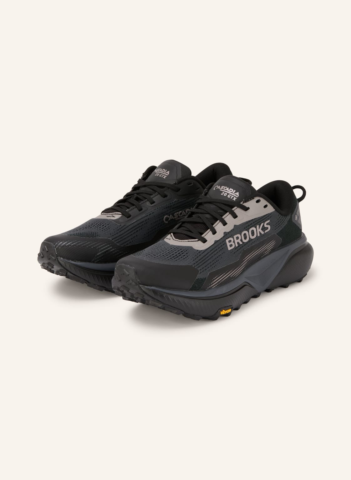 Produktový obrázek Brooks Brooks Běžecké Trailové Boty Cascadia 20 Gtx černá / tmavě šedá
