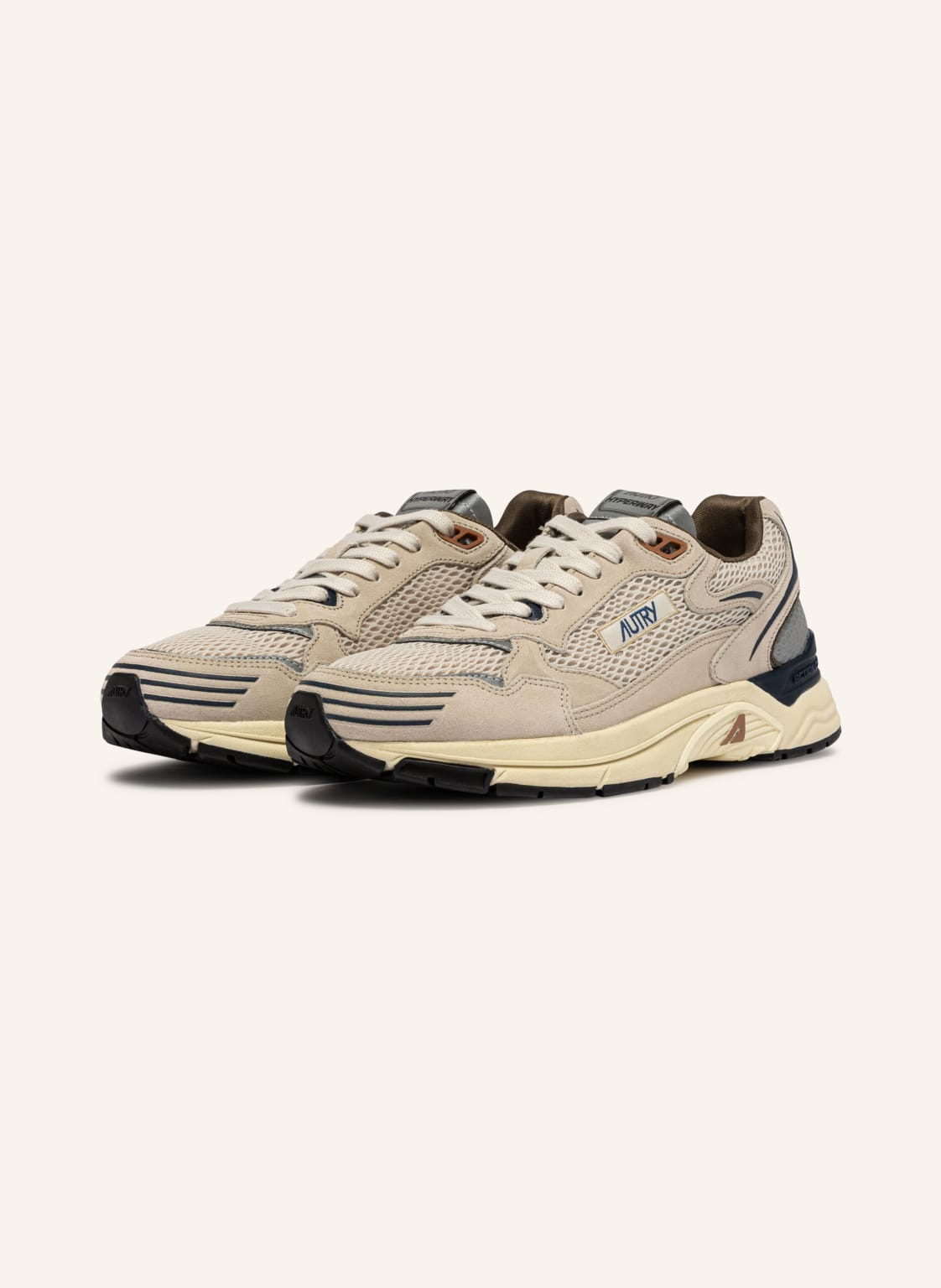 Produktový obrázek AUTRY Autry Sneakersy Hyperway Low Ci světle šedá / hnědá / tmavě modrá