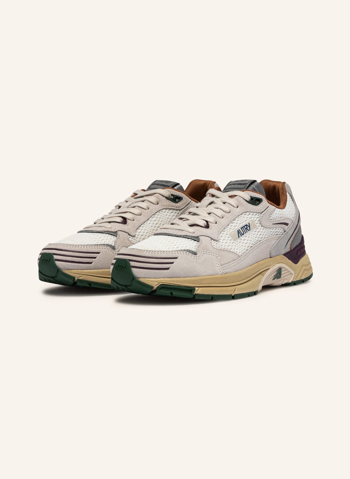 Produktový obrázek AUTRY Autry Sneakersy Hyperway Low Ci bílá / světle šedá / tmavě fialová
