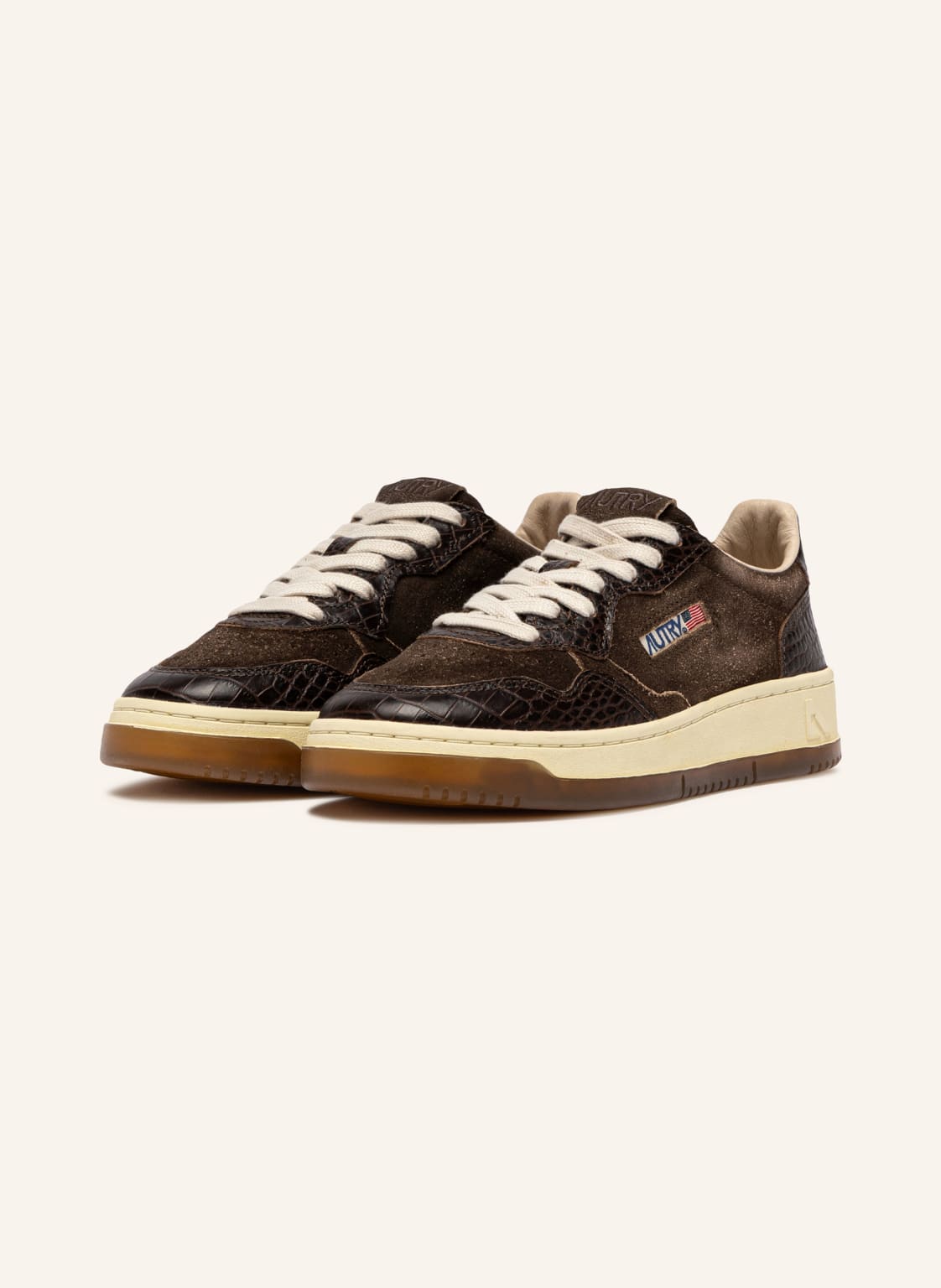 Produktový obrázek AUTRY Autry Sneakersy Medalist Low Cj tmavě hnědá