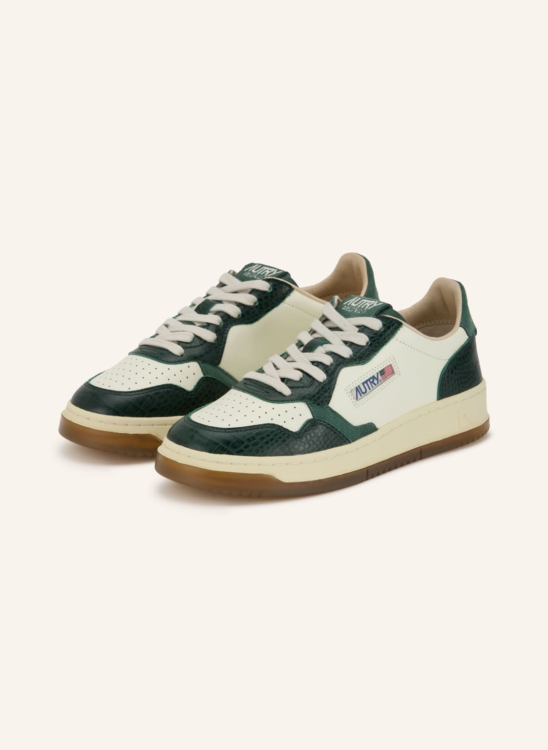 Produktový obrázek AUTRY Autry Sneakersy Medalist Low Cz režná / tmavě zelená