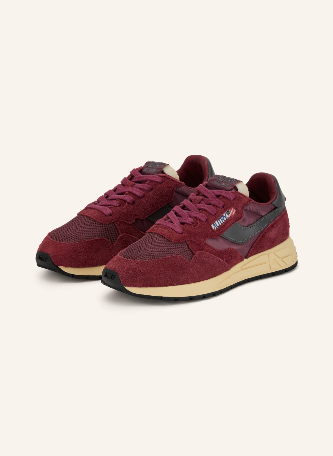 Produktový obrázek AUTRY Autry Sneakersy Reelwind Low ut29 tmavě červená / tmavě šedá