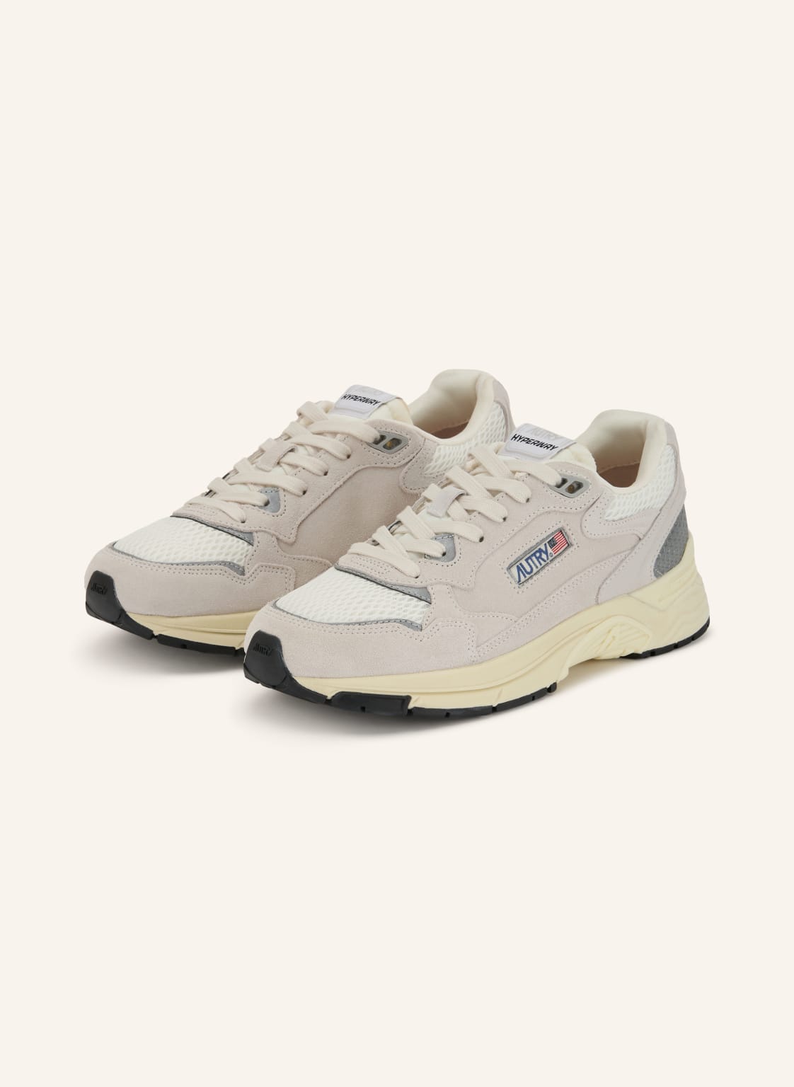 Produktový obrázek AUTRY Autry Sneakersy Hyperway Low Um bílá / stříbrná / světle šedá