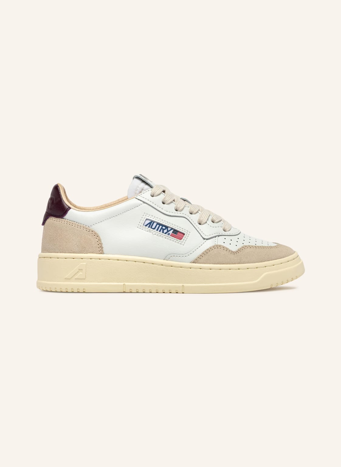 Produktový obrázek AUTRY Autry Sneakersy Medalist Low Ls bílá / béžová / tmavě fialová