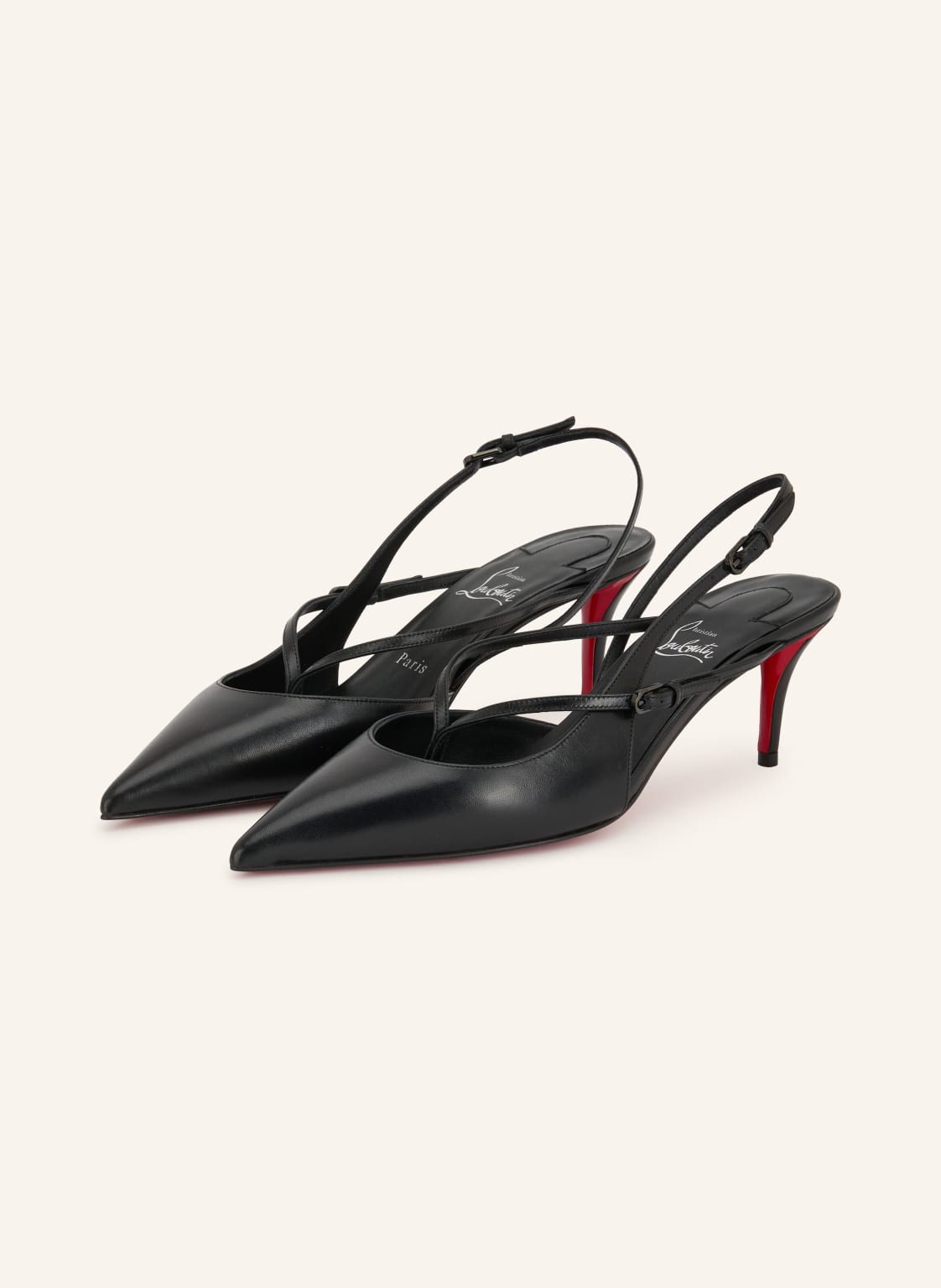 Produktový obrázek Christian Louboutin Christian Louboutin Slingpumps S Páskem Twistissimo 60 černá
