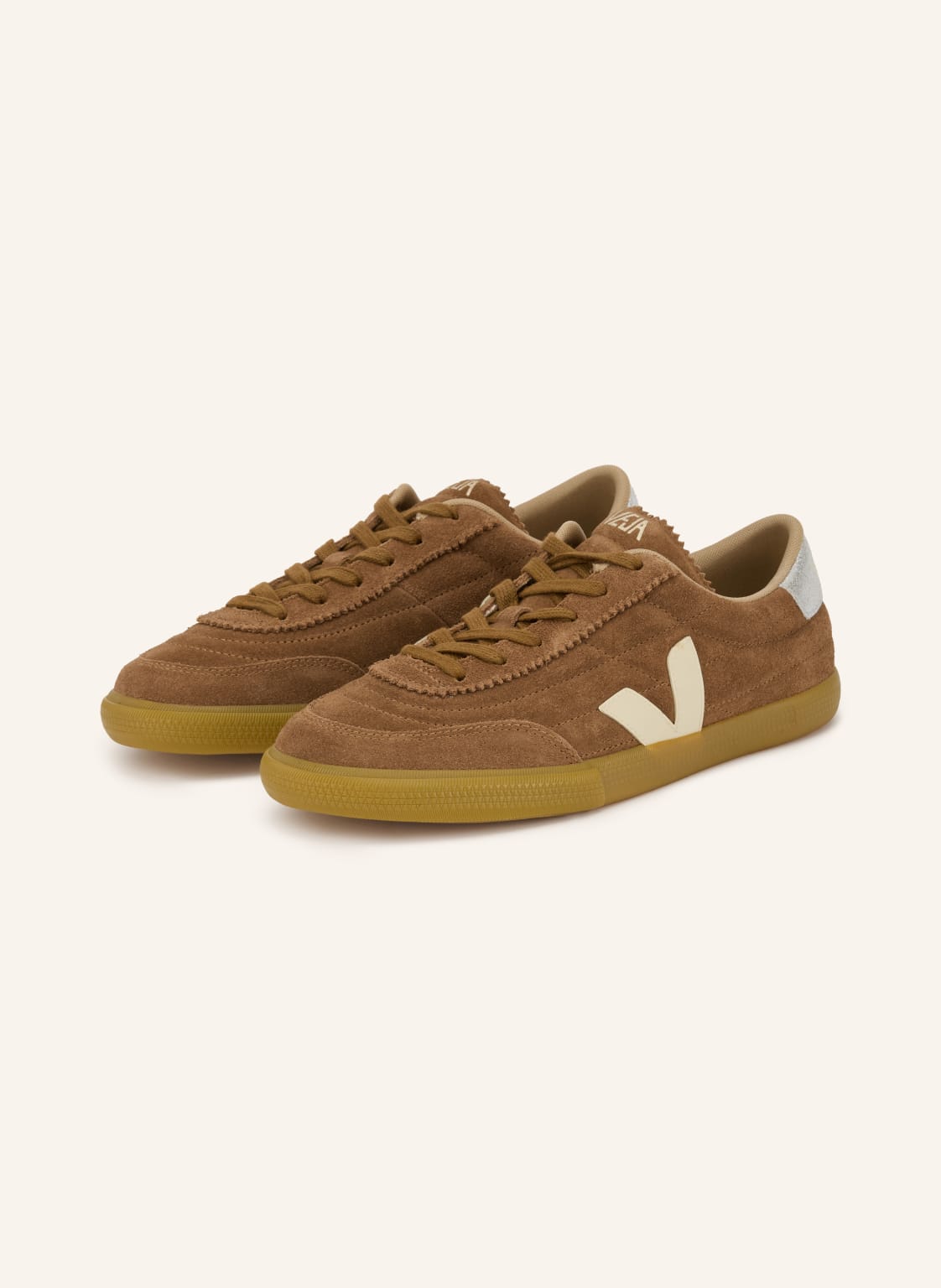 Produktový obrázek Veja Veja Sneakersy Panenka hnědá / stříbrná / krémová