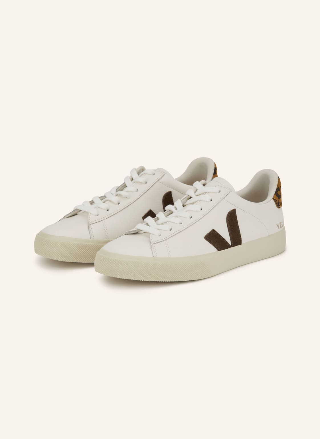 Produktový obrázek Veja Veja Sneakersy Campo bílá / tmavě hnědá