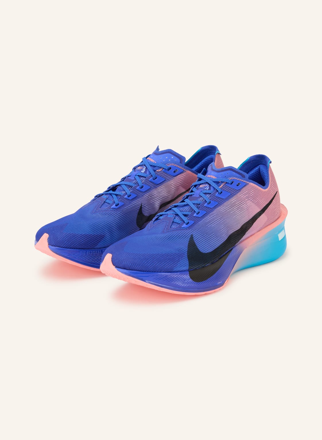 Produktový obrázek Nike Nike Běžecké Boty Zoomx Vaporfly 4 modrá / lososová / černá