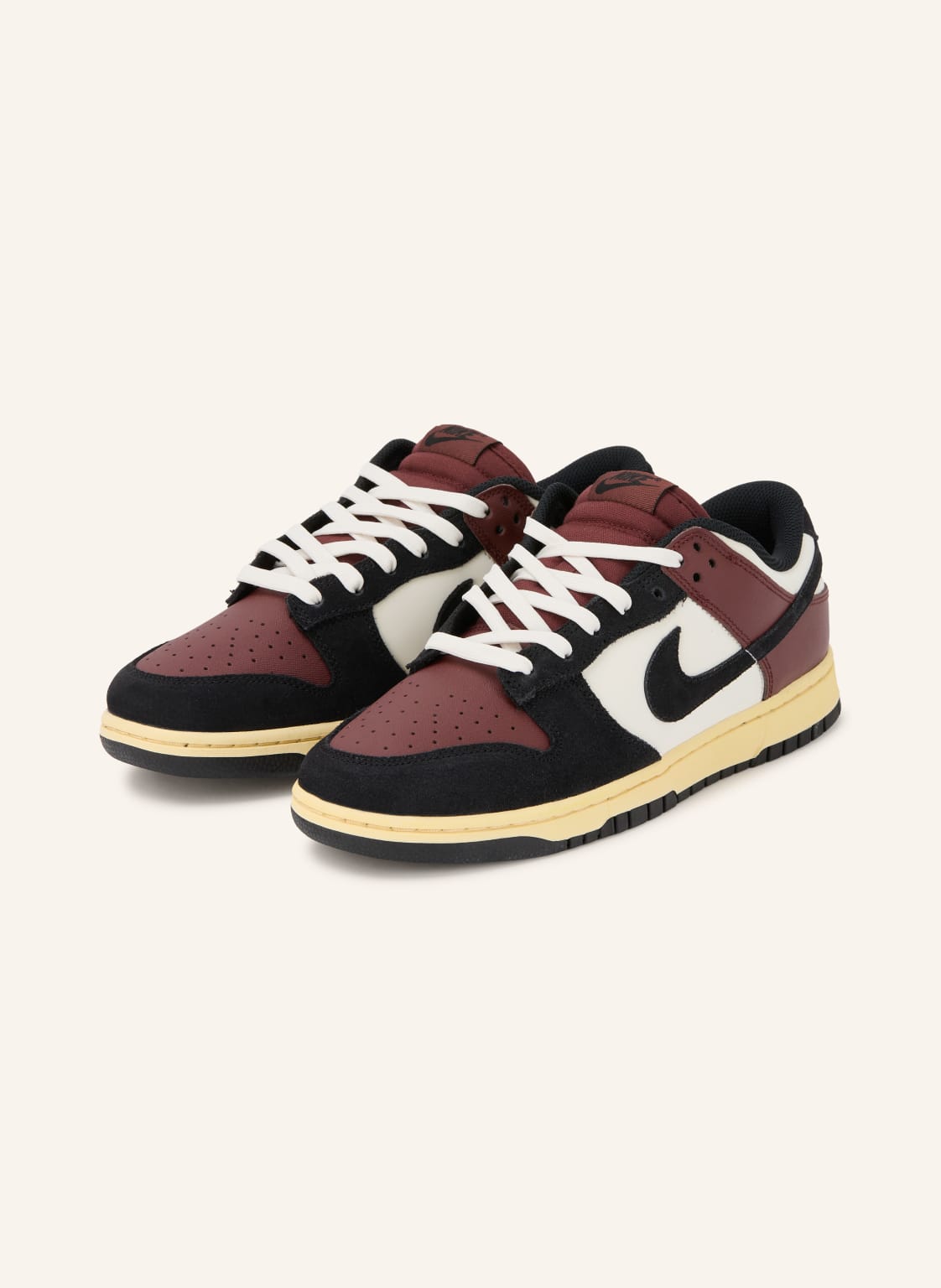 Produktový obrázek Nike Nike Sneakersy Dunk Low Retro tmavě červená / bílá / černá