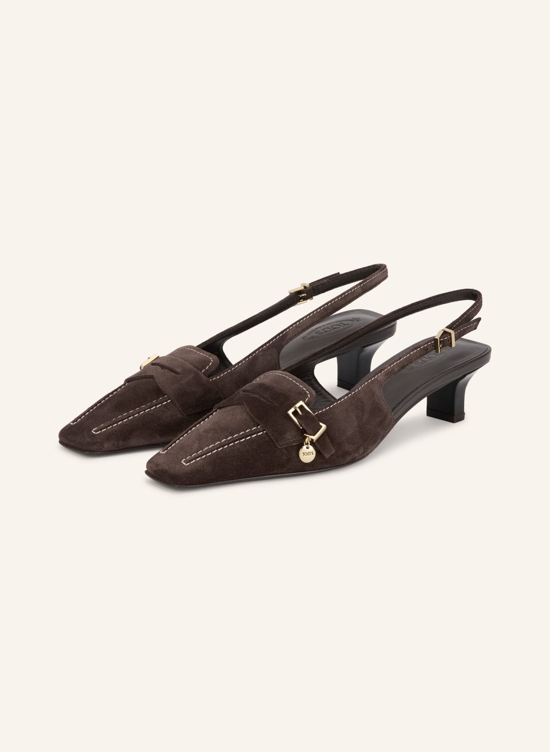 Produktový obrázek TOD'S Tod's Slingpumps tmavě hnědá