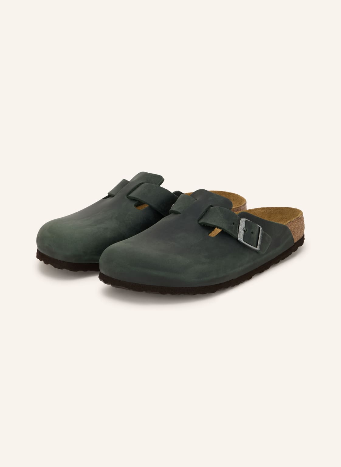 Produktový obrázek Birkenstock Birkenstock Pantofle Boston Bs tmavě zelená