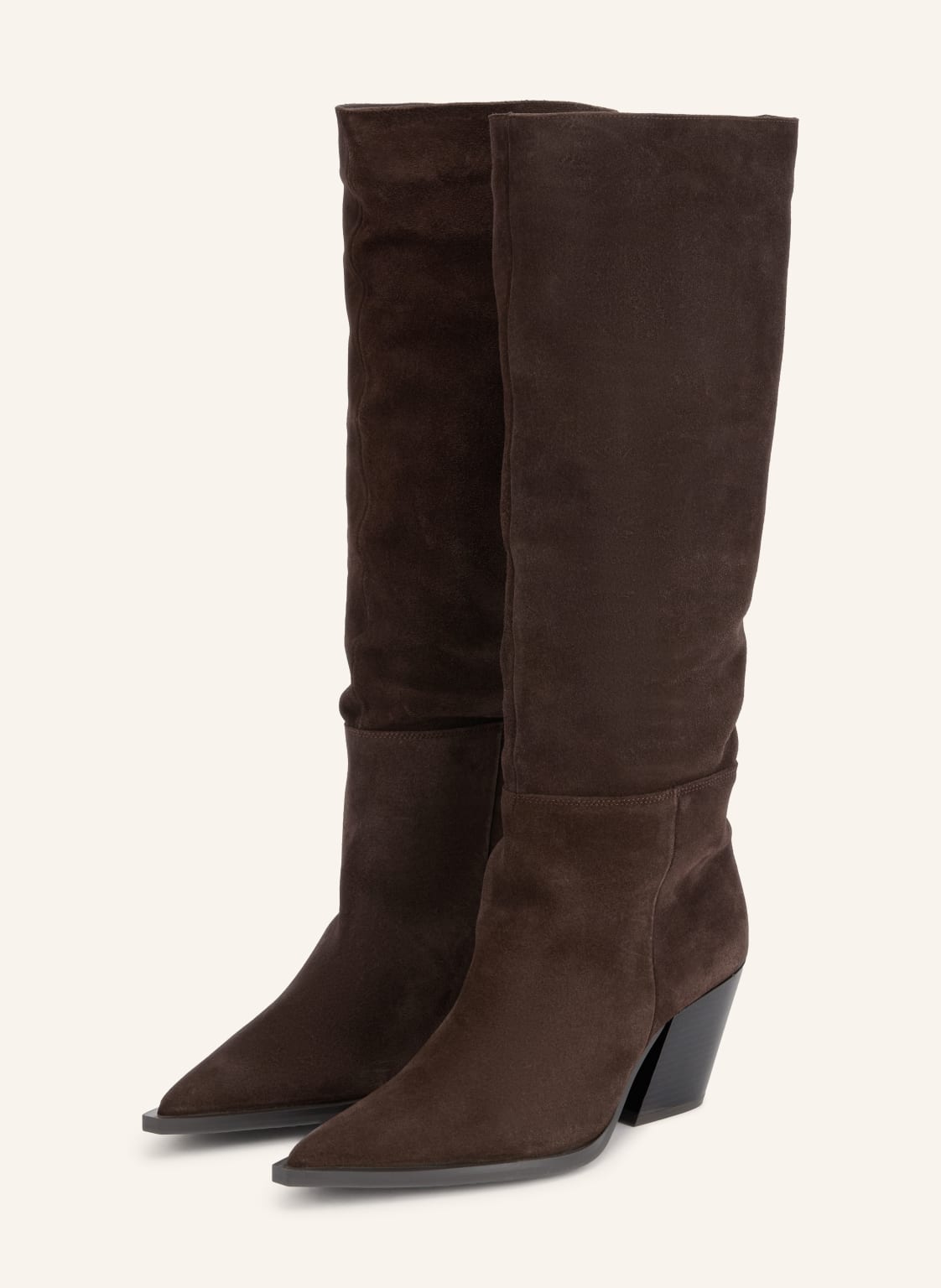 Produktový obrázek Steve Madden Steve Madden Kovbojské Boty Menthe tmavě hnědá / zlatá