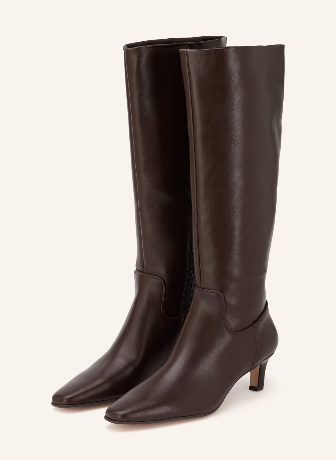 Produktový obrázek Steve Madden Steve Madden Kozačky New Davis tmavě hnědá