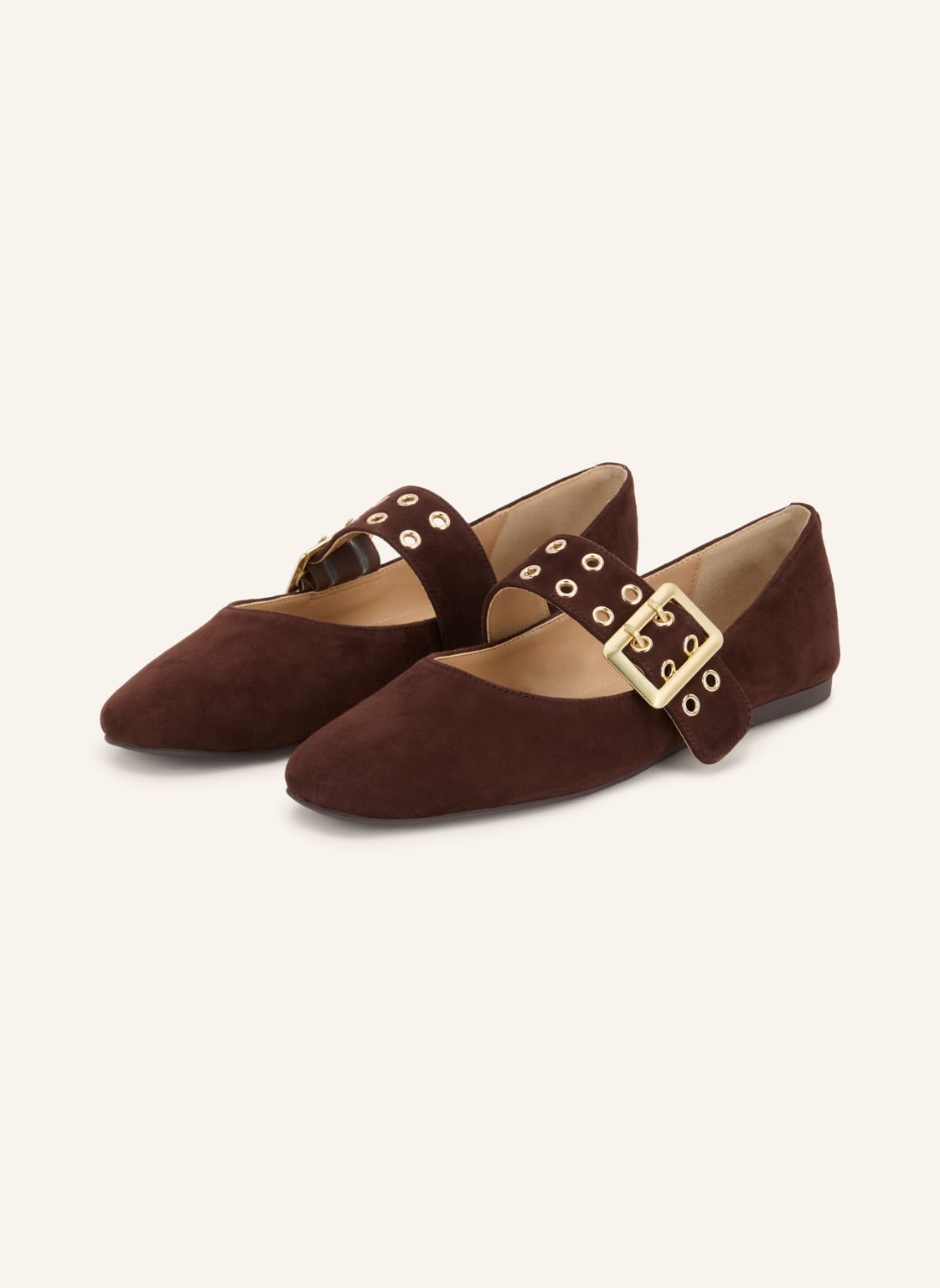 Produktový obrázek Steve Madden Steve Madden Mary Jane Baleríny Atlantica tmavě hnědá / zlatá