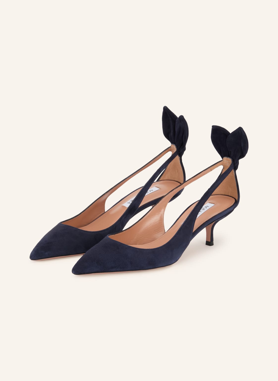 Produktový obrázek AQUAZZURA Aquazzura Slingpumps Bow Tie tmavě modrá