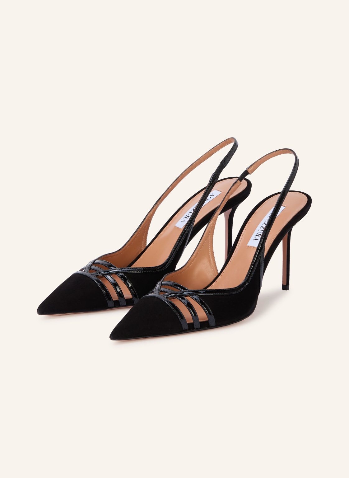 Produktový obrázek AQUAZZURA Aquazzura Úzké Lodičky Kari Sling 85 černá