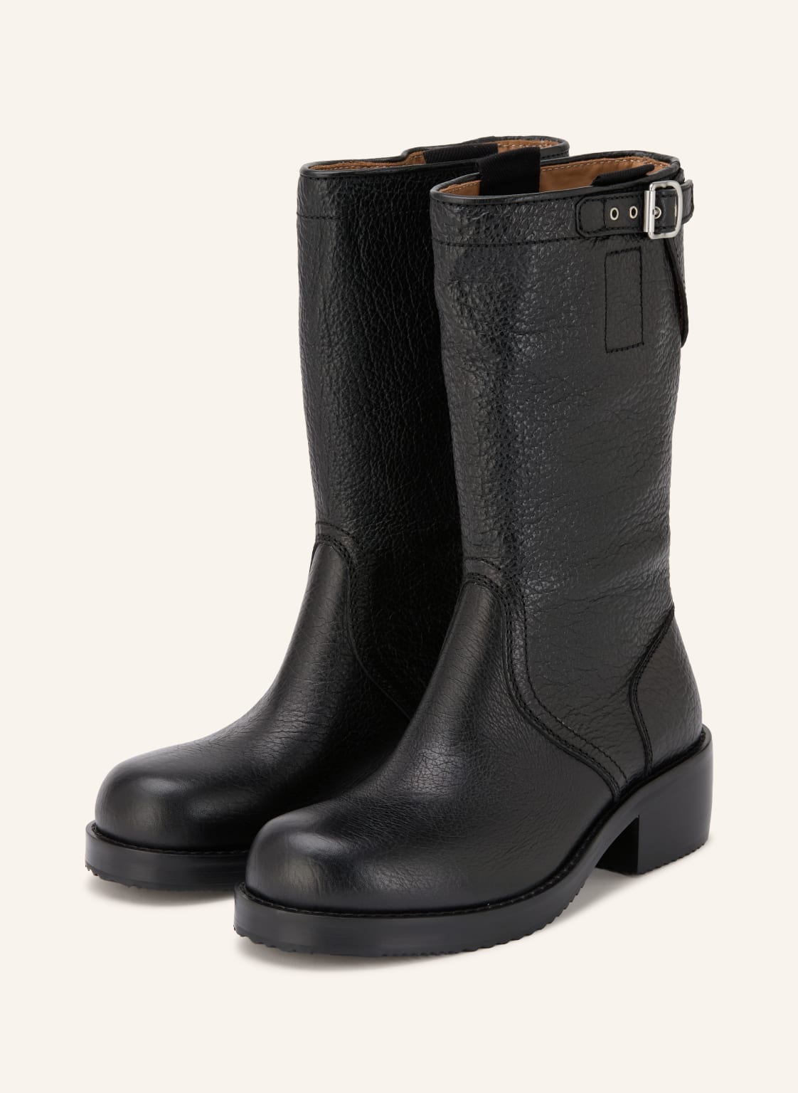 Produktový obrázek DRIES VAN NOTEN Dries Van Noten Motorkářské Kozačky černá