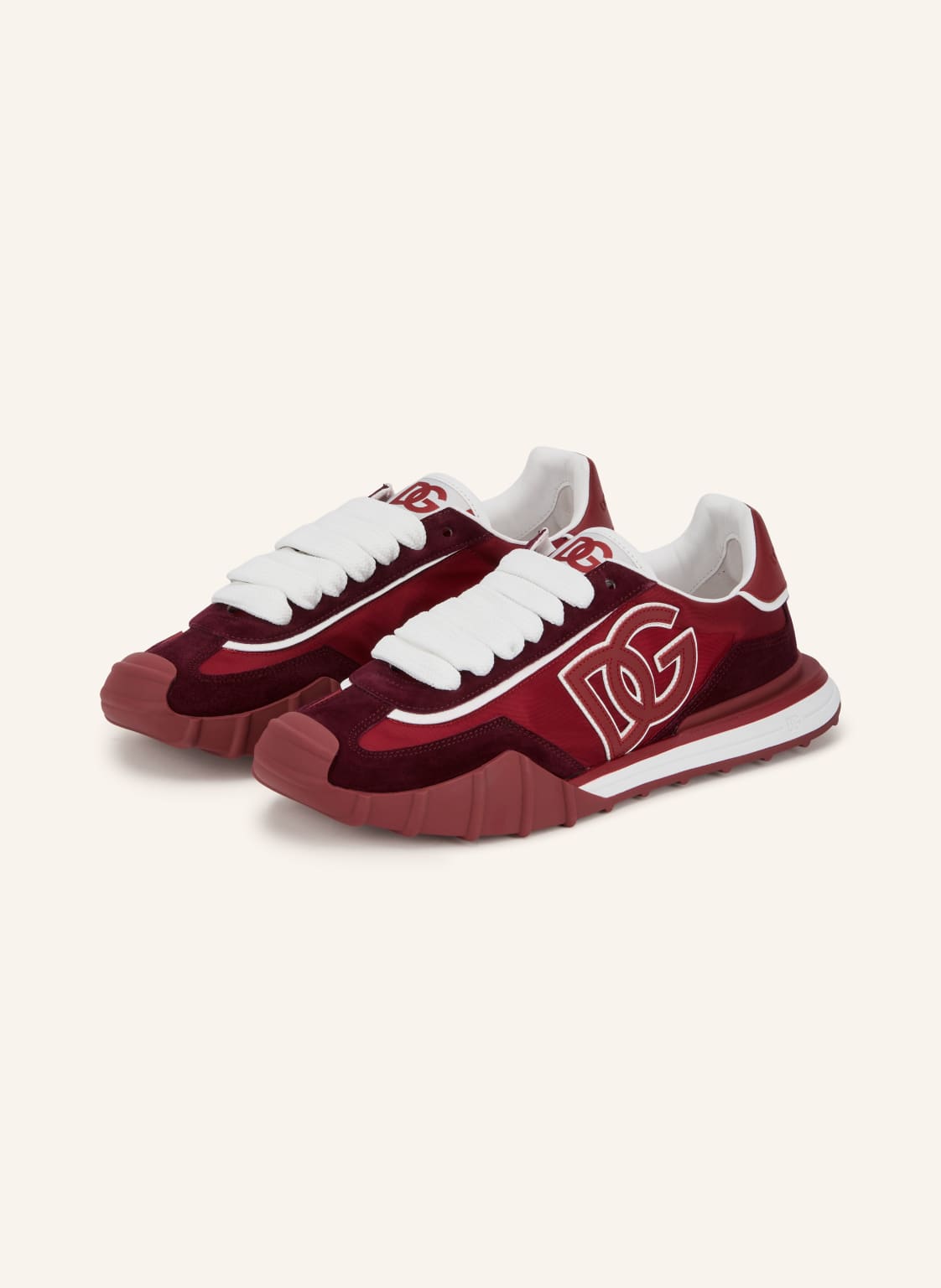 Produktový obrázek Dolce & Gabbana Dolce & Gabbana Sneakersy tmavě červená / bílá