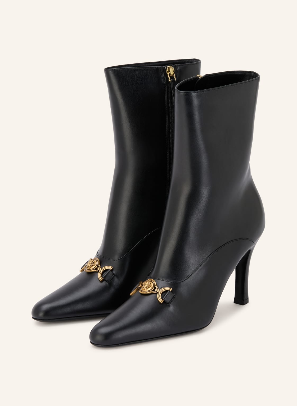 Produktový obrázek Versace Versace Kotníkové Boty Marisa černá / zlatá