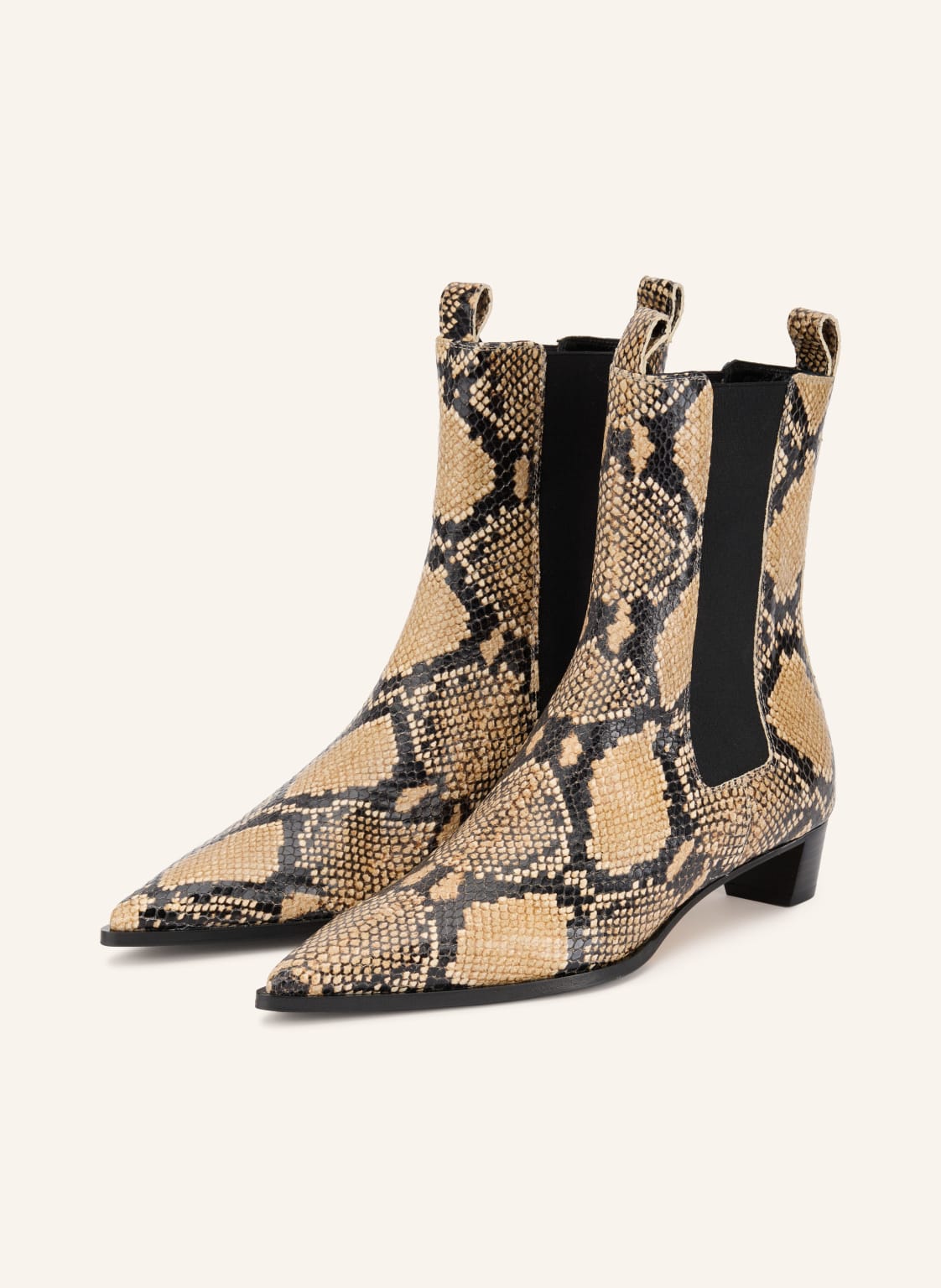 Produktový obrázek Aeyde Aeyde Chelsea Boots Kiki velbloudí / světle hnědá / černá