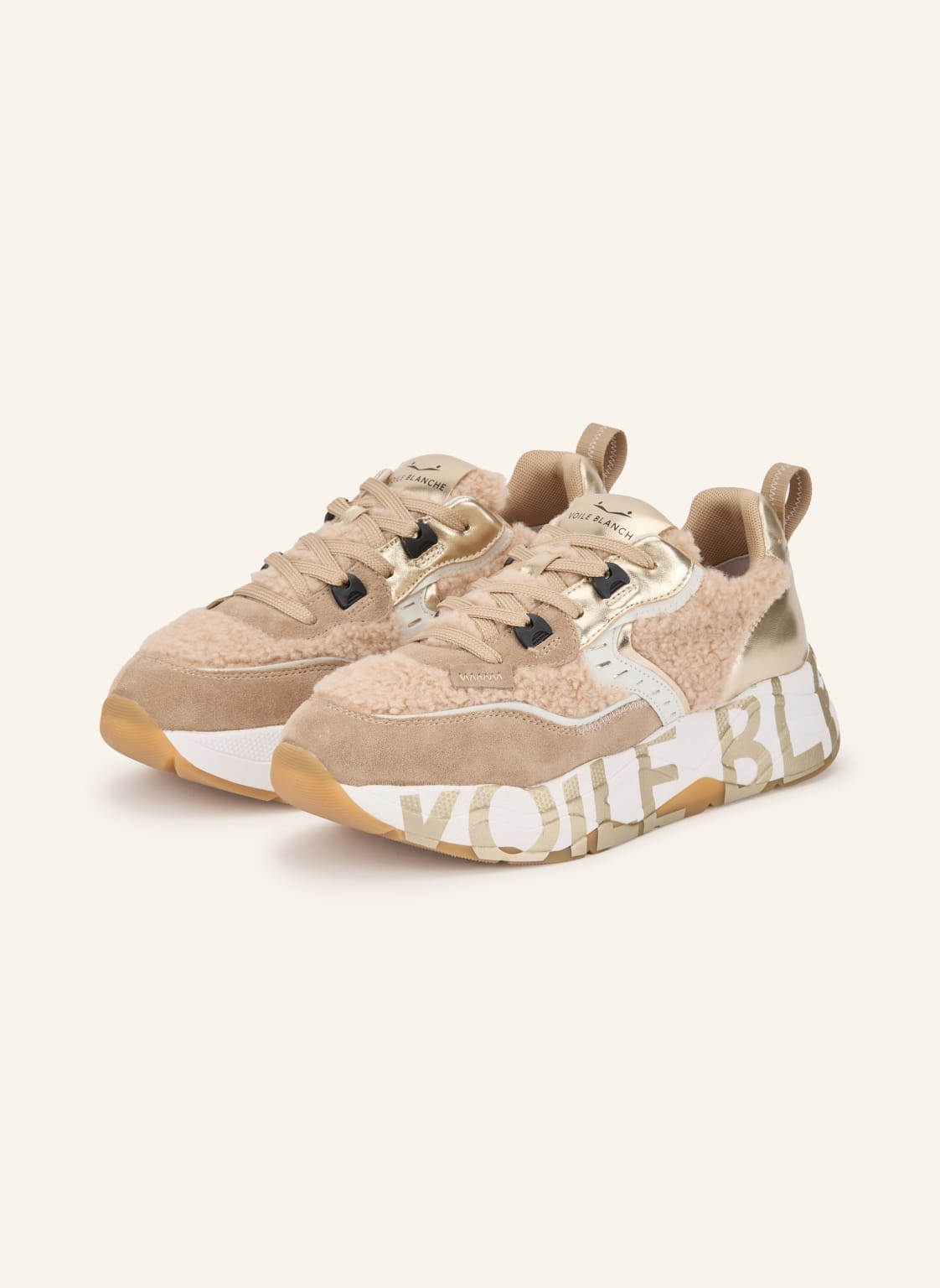 Produktový obrázek Voile blanche Voile Blanche Sneakersy club105 hnědá / velbloudí / světle hnědá