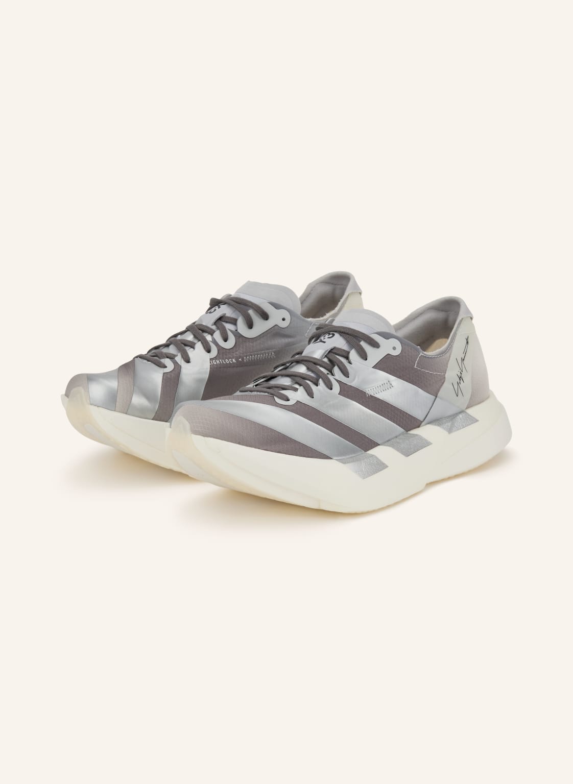Produktový obrázek Y-3 Y-3 Běžecké Boty Y-3 Adios Pro 4 stříbrná / tmavě šedá / bílá