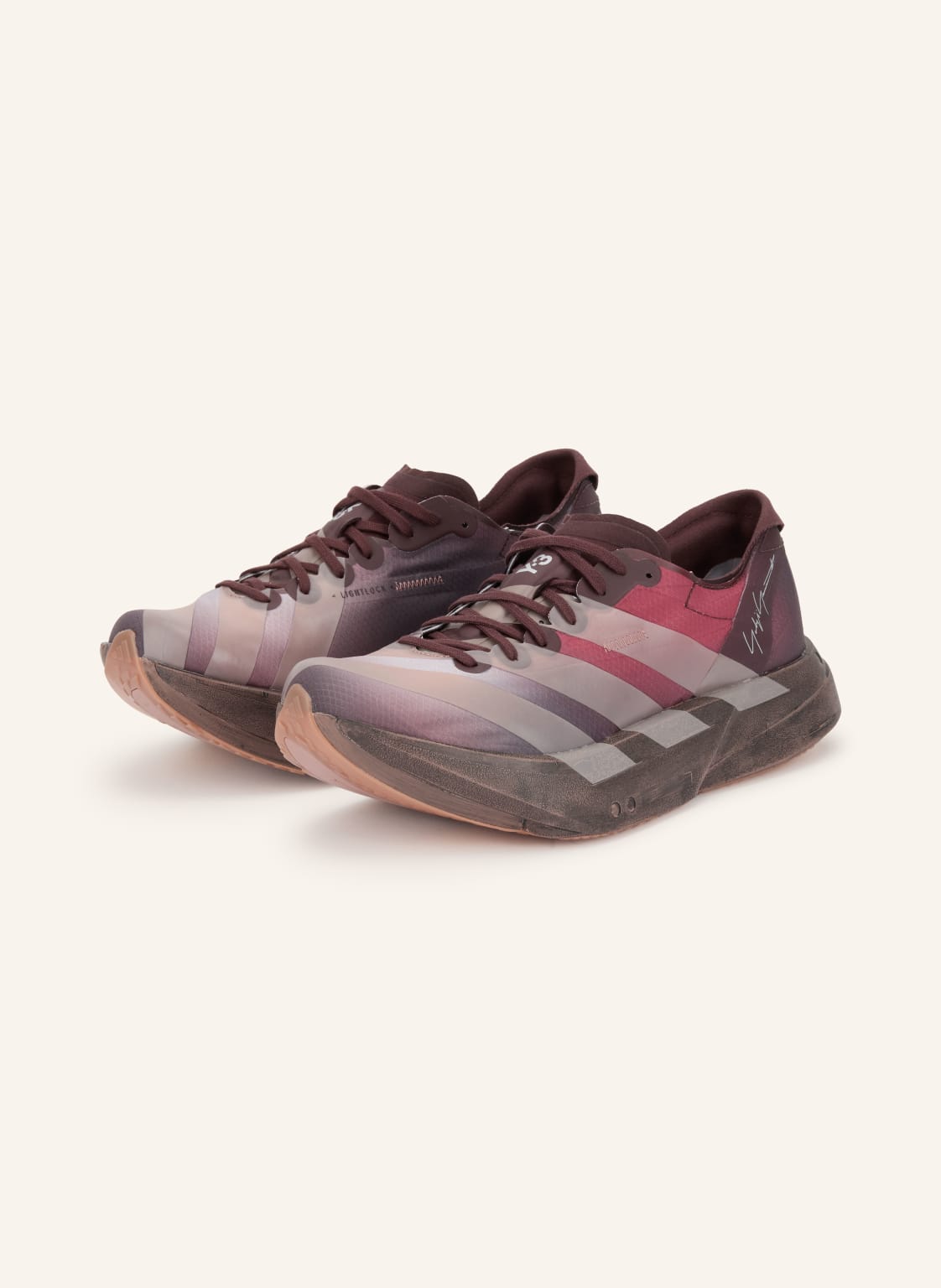 Produktový obrázek Y-3 Y-3 Běžecké Boty Y-3 Adios Pro 4 tmavě červená / šedá